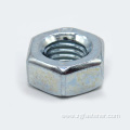 GB6172 blue white zinc galvanized Hexagon thin Nuts